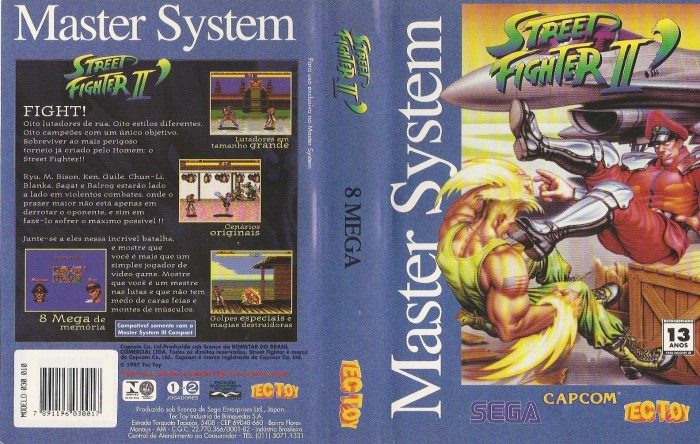 Street Fighter II: a história da versão para Master System que foi lançada somente no Brasil