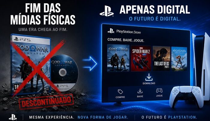 O fim da mídia física nos Videogames?